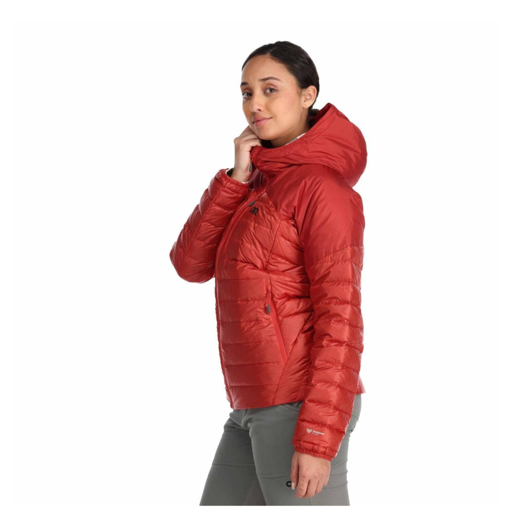 Helium Down Hooded Coat (Women)